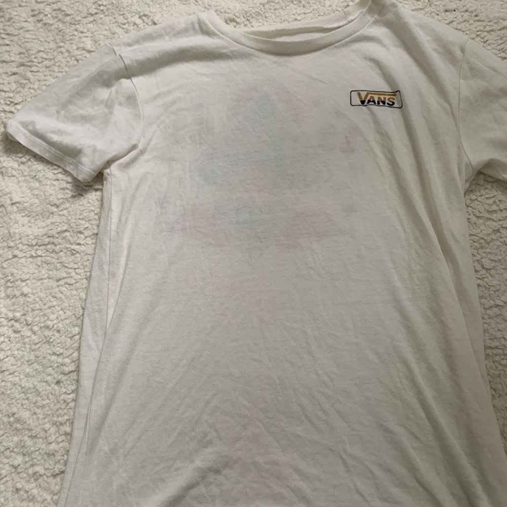 White vans graphic tee